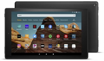 The Amazon Fire HD 10 2019, by Amazon