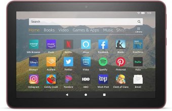The Amazon Fire HD 8 Plus 2020, by Amazon