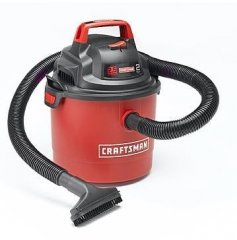 The Craftsman Portable Wall Mount Wet or Dry Vacuum, by Craftsman