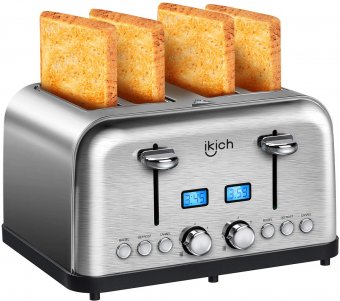 The ikich 4-Slice Stainless Steel, by ikich
