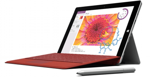 Picture 1 of the Microsoft Surface 3.