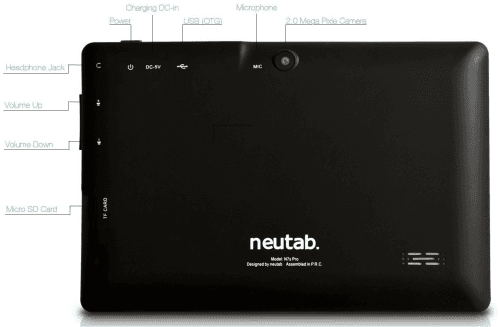 Picture 1 of the NeuTab N7s Pro.