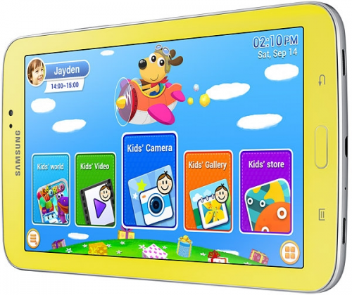 Picture 3 of the Samsung Galaxy Tab 3 Kids.