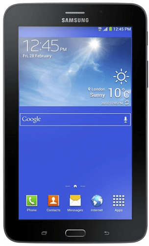 Picture 1 of the Samsung Galaxy Tab 3 V Cellular.