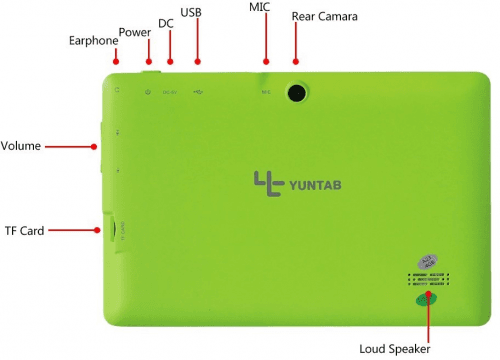 Picture 1 of the Yuntab Y88.