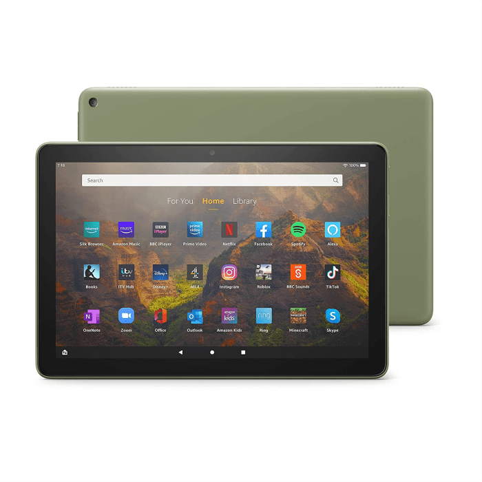 Picture 1 of the Amazon Fire HD 10 2021.