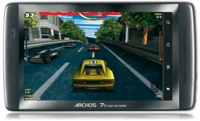 Picture 5 of the Archos 70 Internet Tablet.