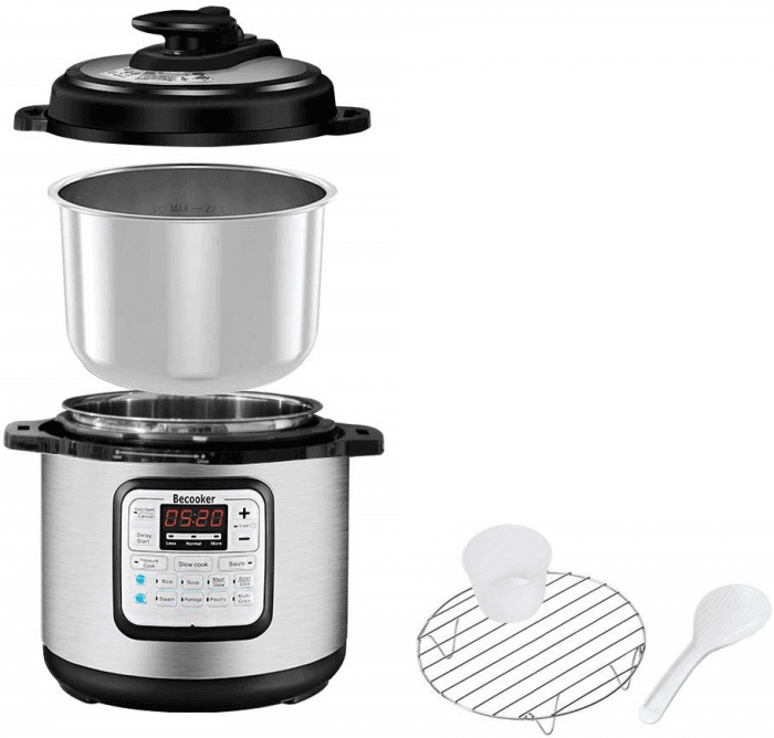 Picture 1 of the Becooker 4Qt Electric Pressure Cooker.