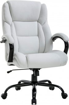 Bestmassage Big and Tall PU Leather Office Chair