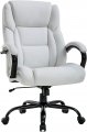 The Bestmassage Big and Tall PU Leather Office Chair.