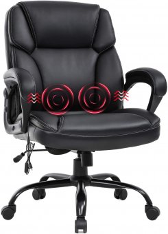 BestOffice 400lbs Big And Tall Mid Back Office Chair