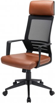 Bossin 30.7-inch High Back Vinyl Office Chair