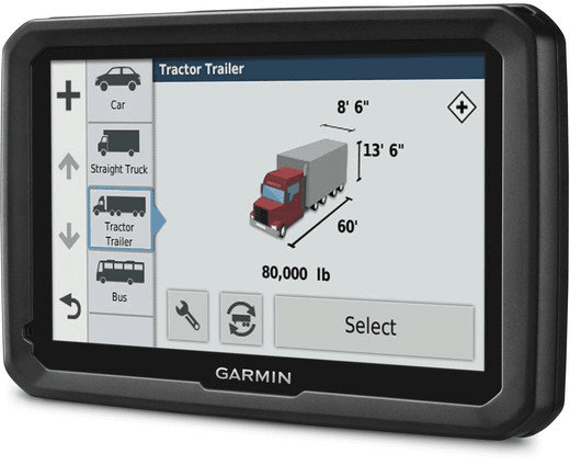 Picture 2 of the Garmin dezl 580 LMT-S.