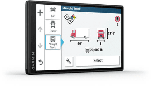 Picture 1 of the Garmin Dezl OTR500.