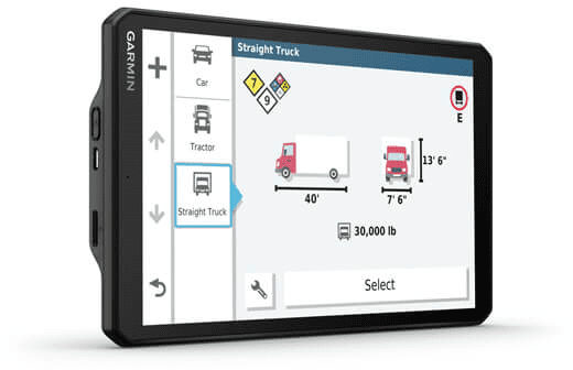 Picture 2 of the Garmin dezl OTR800.