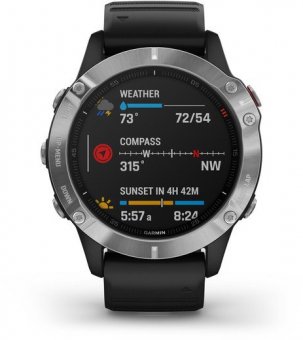 The Garmin Fenix 6, by Garmin