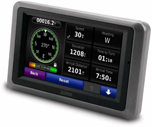 Picture 2 of the Garmin zumo 665LM.