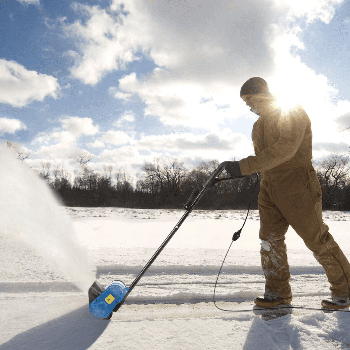 Picture 1 of the Goplus 12-inch Electric Snow Shovel.