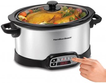 The Hamilton Beach 6-Quart Programmable Slow Cooker, by Hamilton Beach