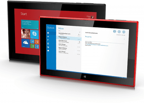 Picture 2 of the Nokia Lumia 2520.