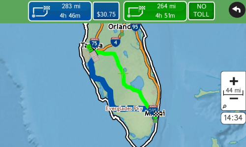 Picture 2 of the Rand McNally IntelliRoute TND 530 LM.