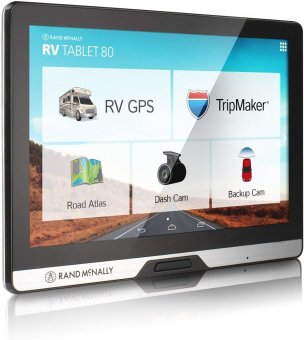 The Rand McNally RV tablet 80, by Rand McNally