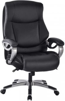 Reficcer 31.1-inch High Back Bonded Leather Office Chair