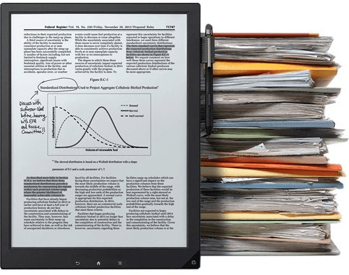 Picture 3 of the Sony Digital Paper System.