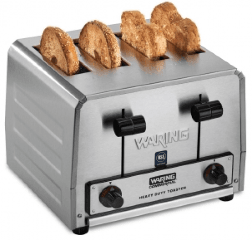 Picture 1 of the Waring Commercial Heavy-Duty 4-Slot Combination Bread and Bagel.