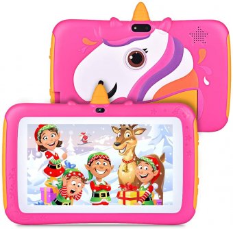 Yisence 7-Inch Pink Kids Tablet